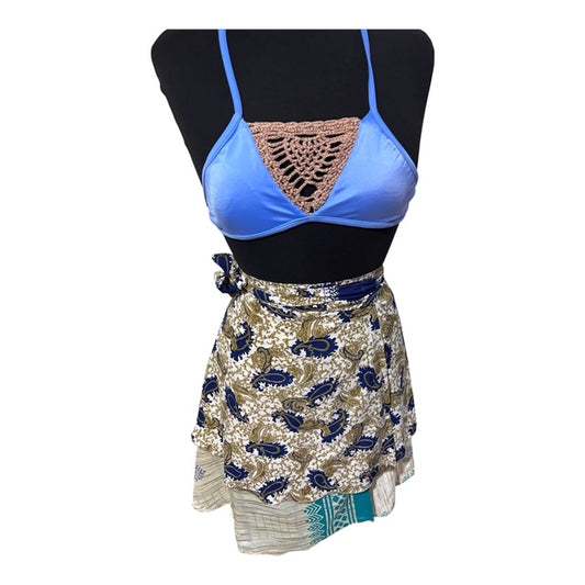 Blue Paisley skirt